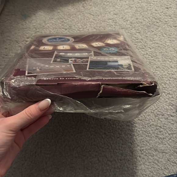 Scrabble letter string lights - Picture 5 of 6